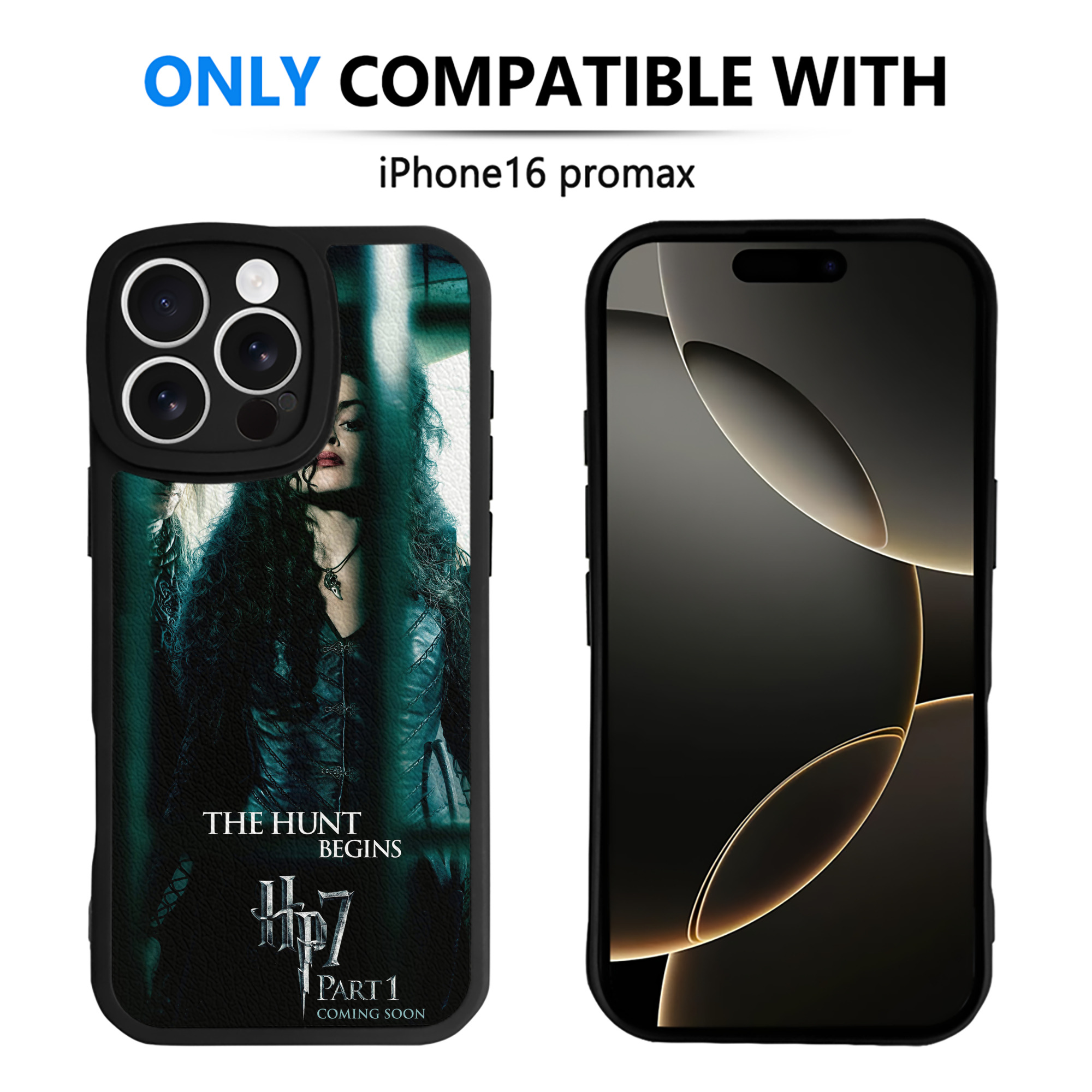 （画像用） Harry Potter ハリー・ポッターシリーズ 【iPhone 16シリーズ対応】シリコンスマホケース（レザー調） 材質：シリコン